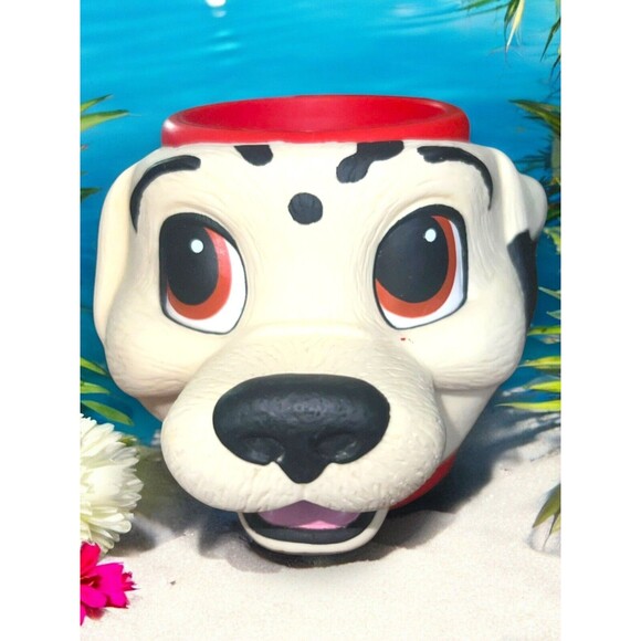 Disney's 101 Dalmatians 3D Movie Character Mug Cup APPLAUSE Vintage Red Cute EUC - Picture 5 of 8